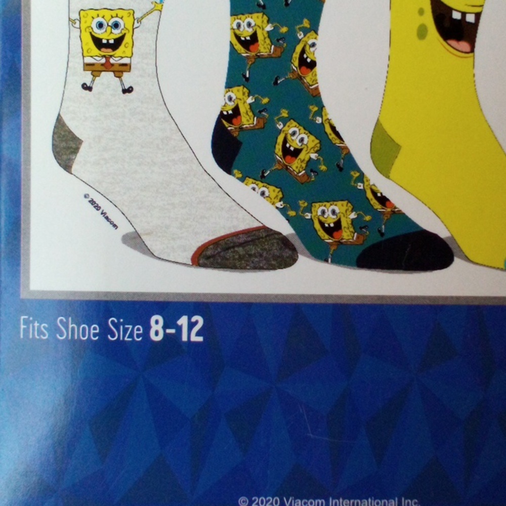 NWT🧦 SpongeBob crew socks - Picture 6 of 7